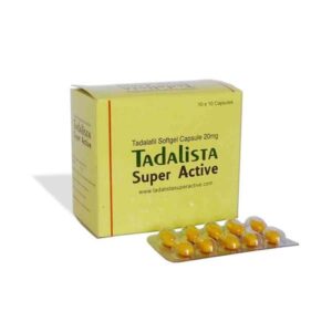 Tadalista Super Active 20 Mg (Tadalafil) - Soft Gelatin Capsules